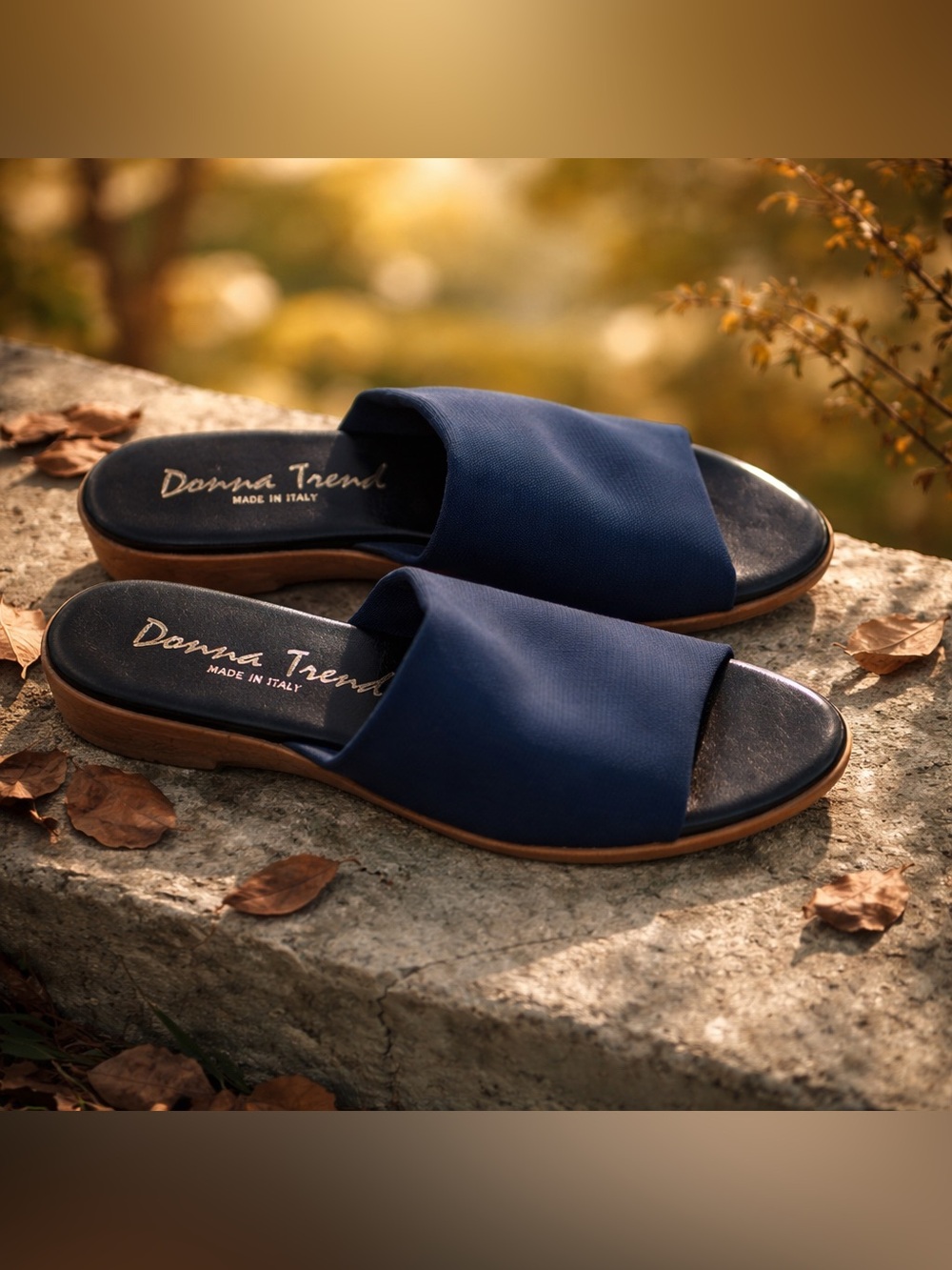 Donna Trend Slide Sandals - Size 6